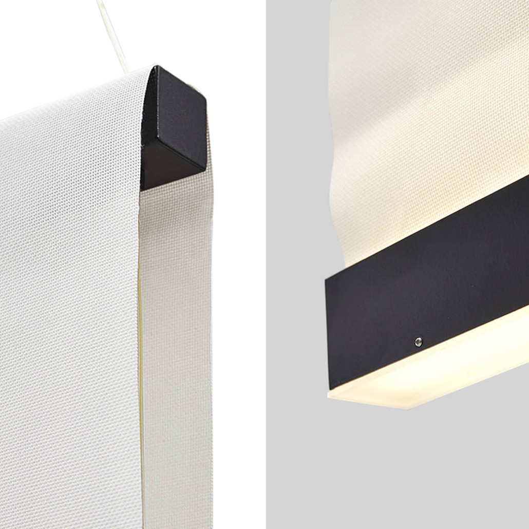 Дизайнерский подвесной светильник из текстиля CANVAS HANGING LAMP 30