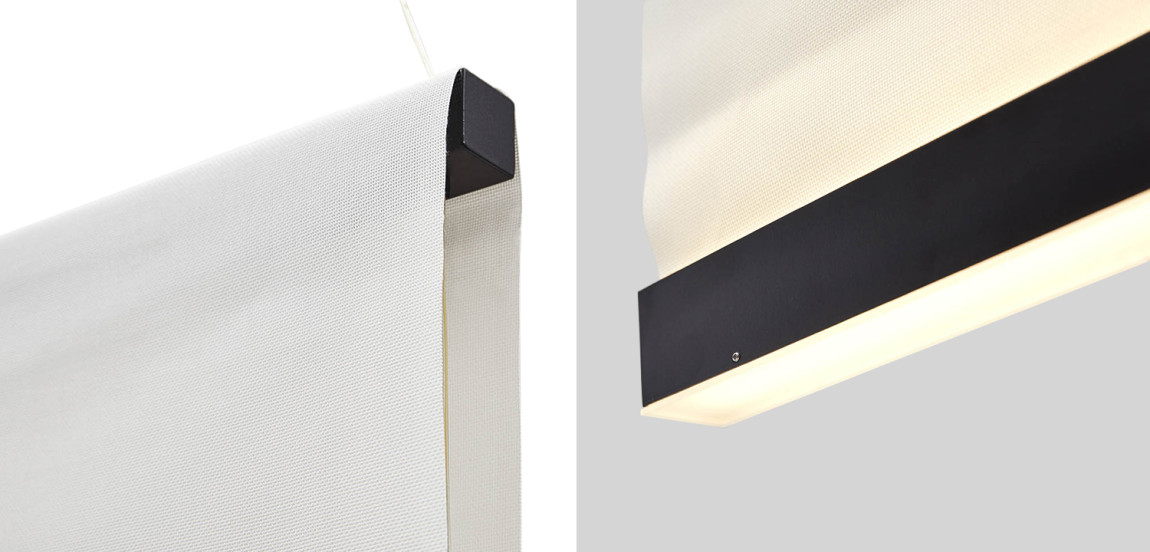 Дизайнерский подвесной светильник из текстиля CANVAS HANGING LAMP 30