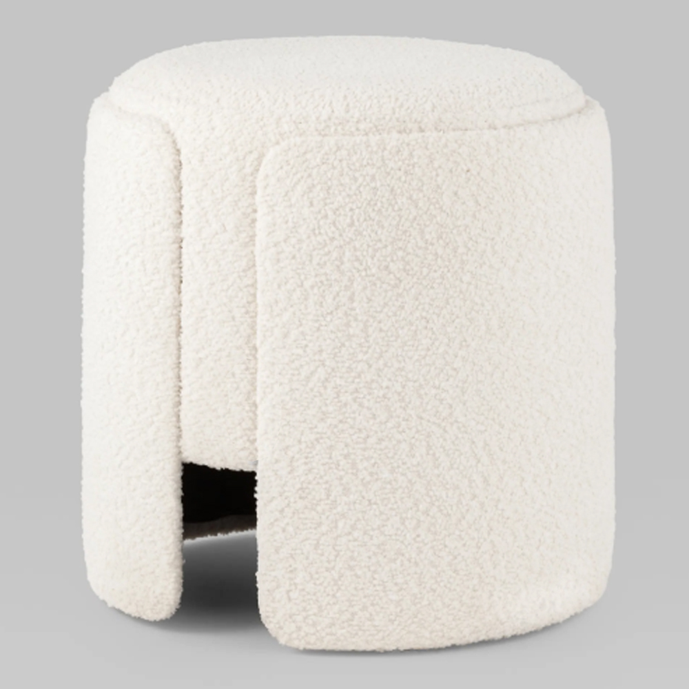 Дизайнерский Пуф Букле Poof Alice White Boucle