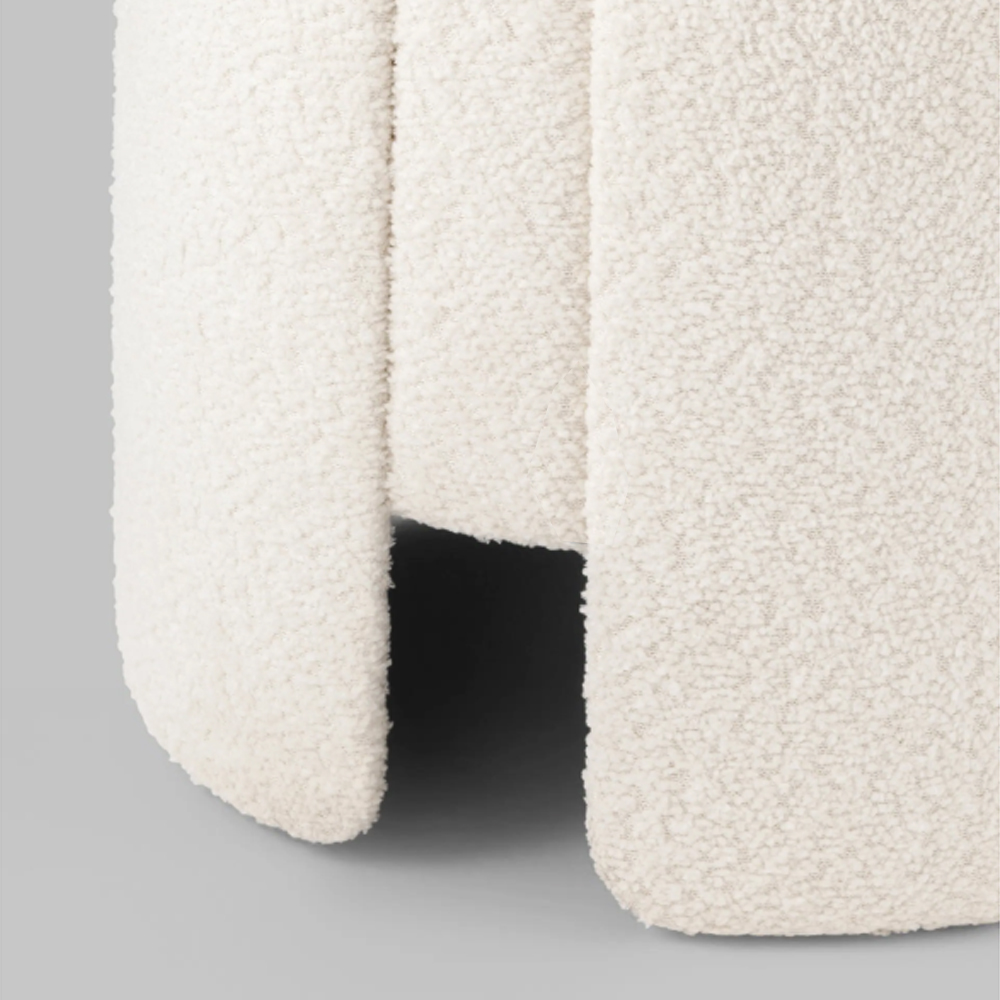 Дизайнерский Пуф Букле Poof Alice White Boucle