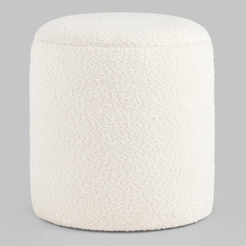 Дизайнерский Пуф Букле Poof Alice White Boucle