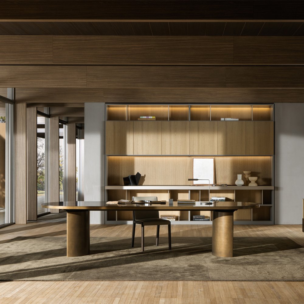 Дизайнерский рабочий стол из металла BLEVIO Table