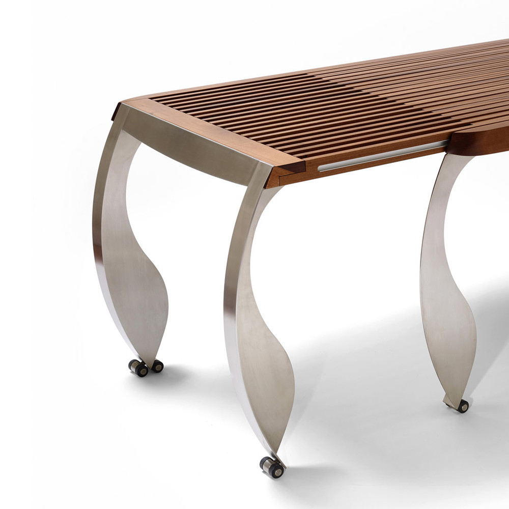 Дизайнерский раздвижной обеденный стол Poltronova Split Dining Table