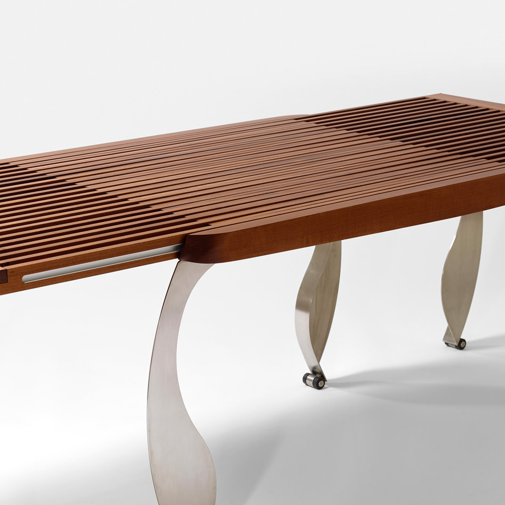 Дизайнерский раздвижной обеденный стол Poltronova Split Dining Table