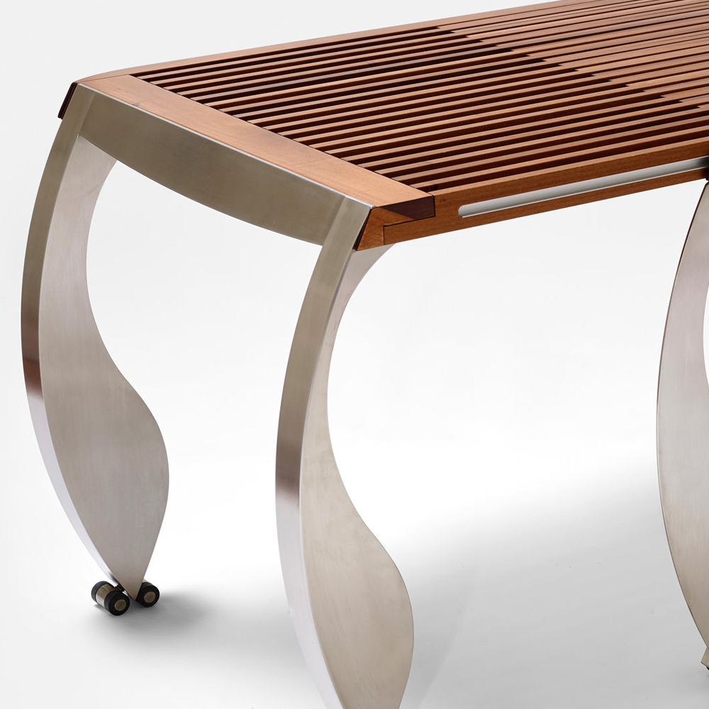 Дизайнерский раздвижной обеденный стол Poltronova Split Dining Table