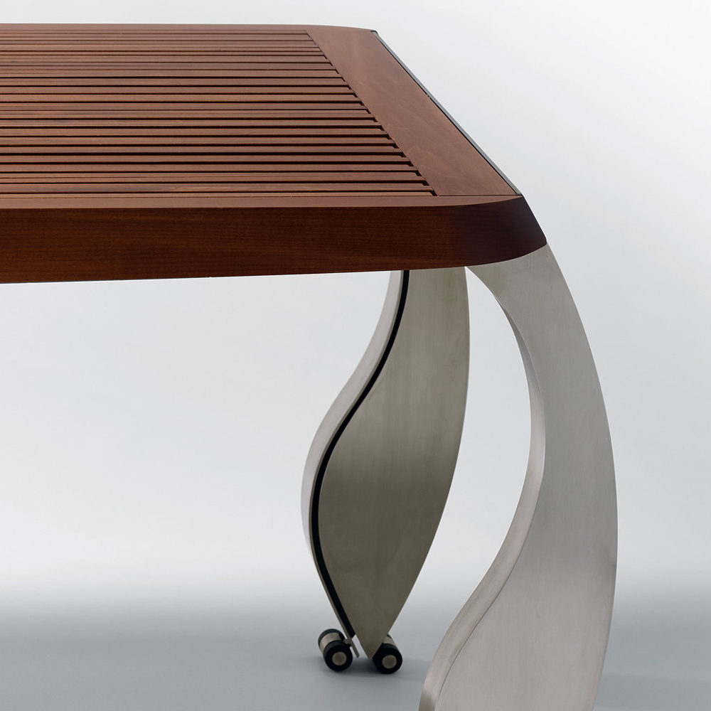 Дизайнерский раздвижной обеденный стол Poltronova Split Dining Table