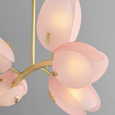 Дизайнерский Светильник Lilly Pink Tulip Lamp розовый плафон