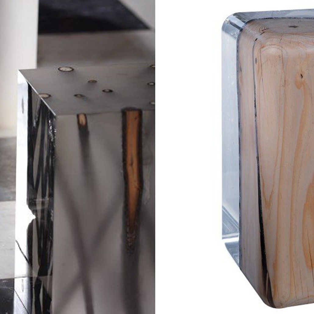 Дизайнерский Стол NILLEQ ICE burned Occasional table