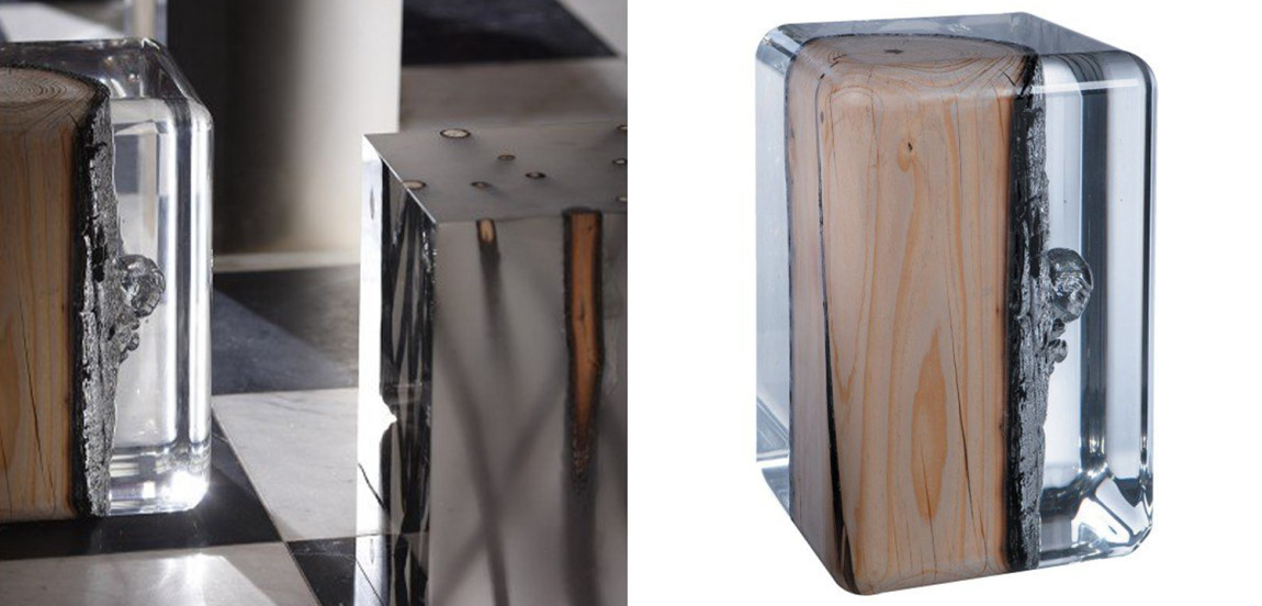 Дизайнерский Стол NILLEQ ICE burned Occasional table