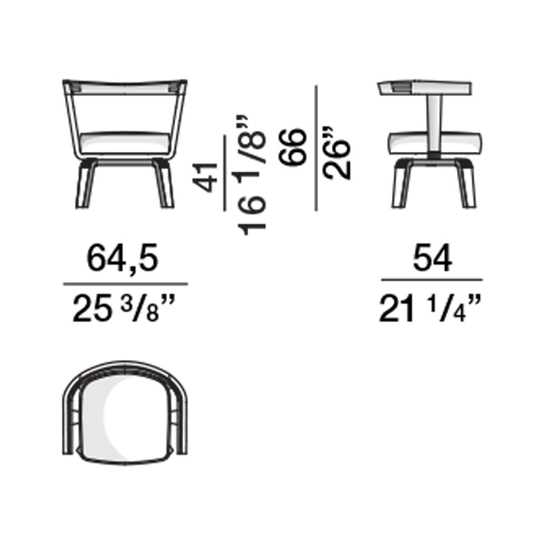 Дизайнерский стул из массива дерева PORTA VOLTA Chair