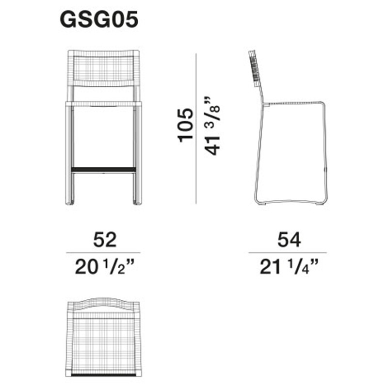 Дизайнерский стул с каркасом из металла с плетеными сиденьем и спинкой GREEN POINT Chair