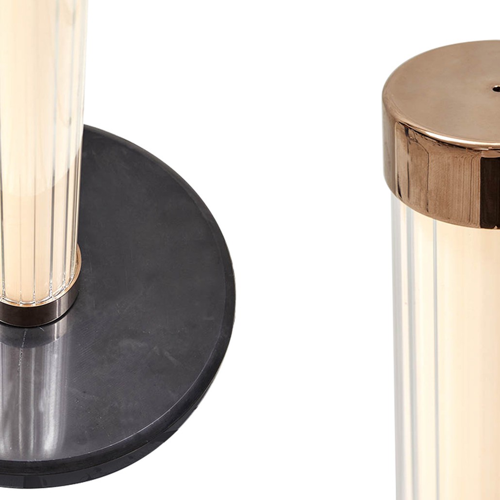 Дизайнерский торшер CANVAS GLASS TUBE FLOOR LAMP