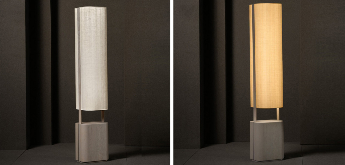 Дизайнерский торшер с деревянным основанием Keila Floor Lamp Wooden