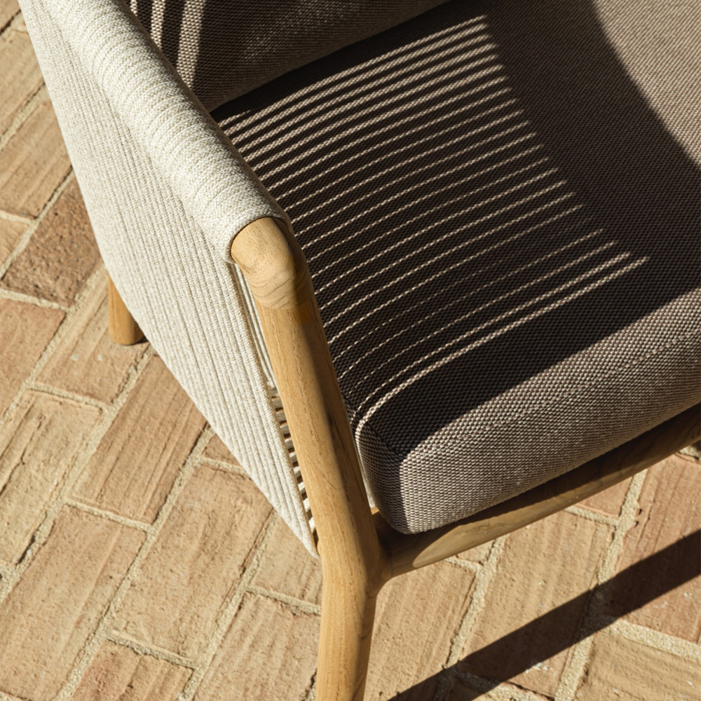 Дизайнерский уличный диван из массива дерева BOBOLI Sofa