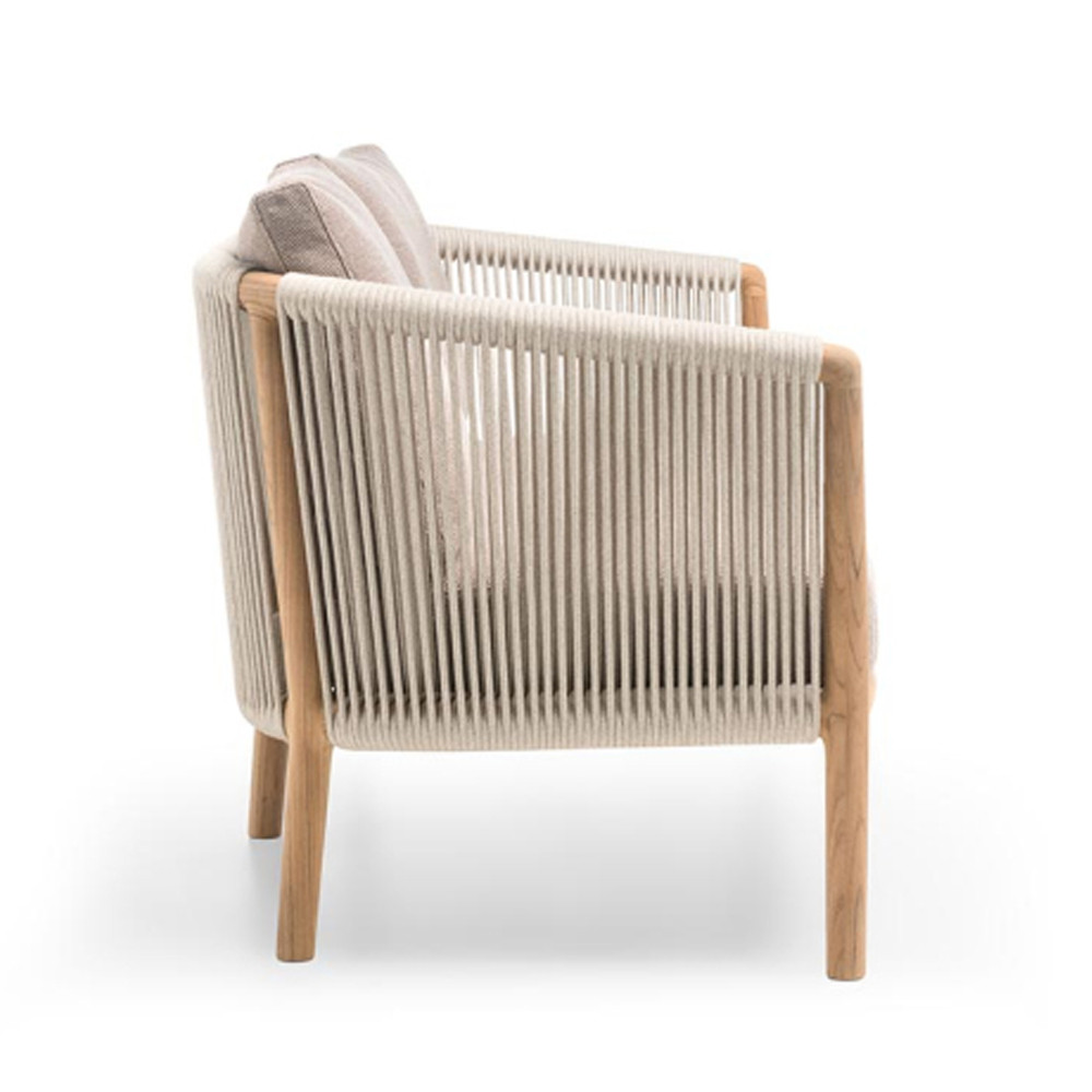 Дизайнерский уличный диван из массива дерева BOBOLI Sofa