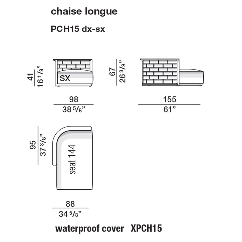 Дизайнерский уличный диван из массива дерева с плетеной спинкой PALINFRASCA Sofa