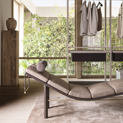 Дизайнерский шезлонг каркас из массива дерева TUSCANY Chaise lounge