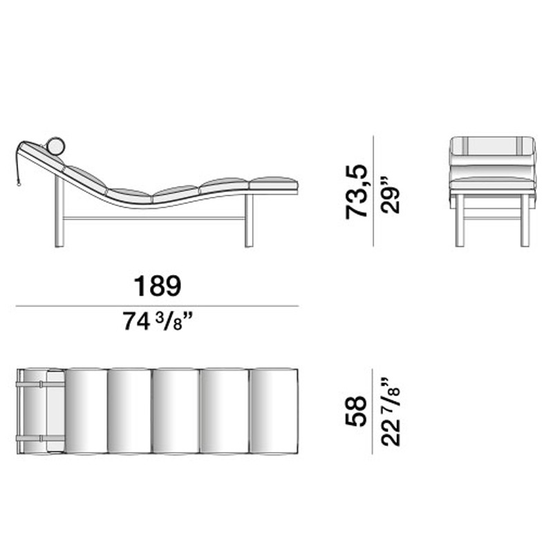 Дизайнерский шезлонг каркас из массива дерева TUSCANY Chaise lounge