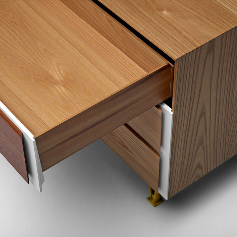 Дизайнерский широкий комод с ящиками Gio Ponti D.655.1 D.655.2 Chest of Drawers