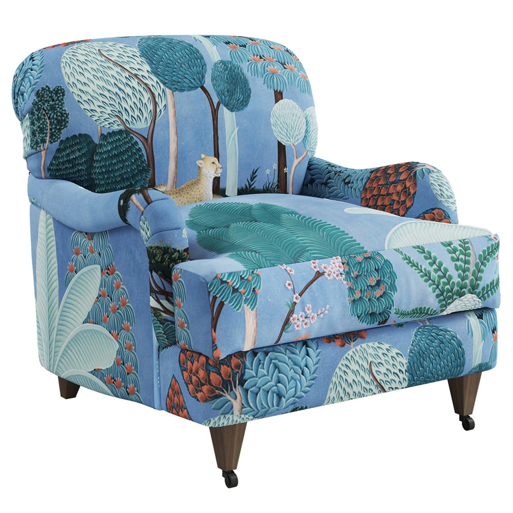Дизайнерское классической формы на колесиках Trumann Armchair