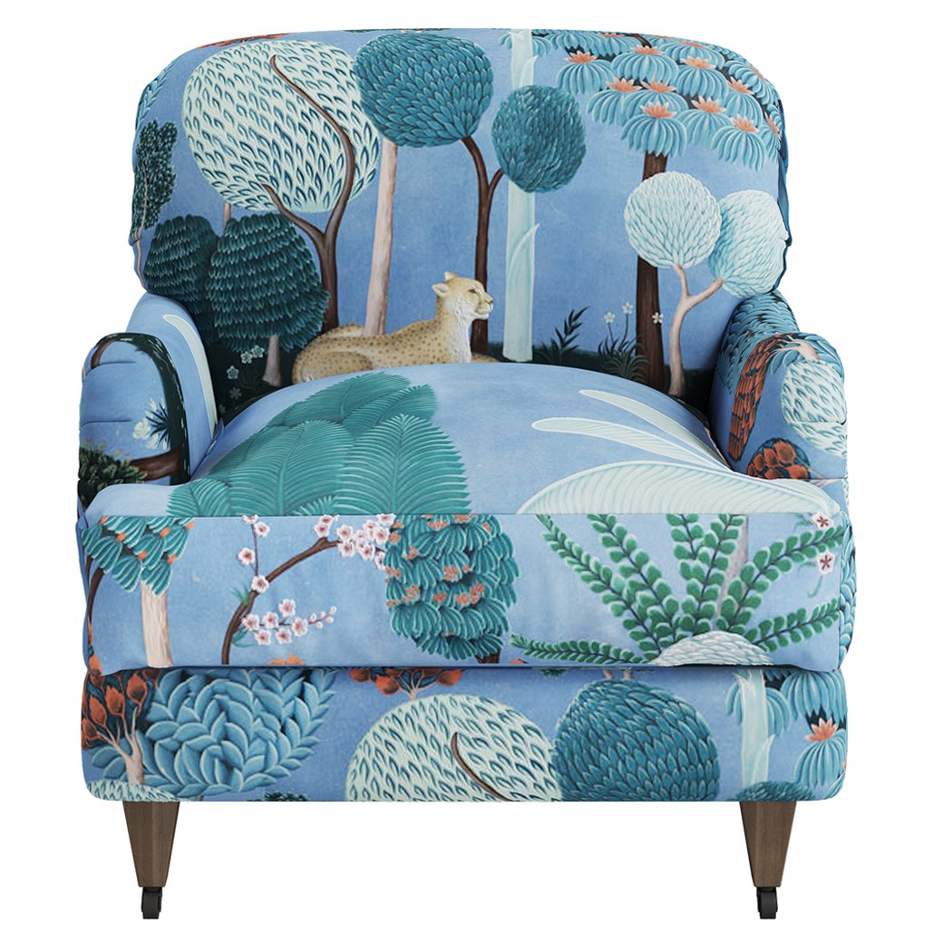 Дизайнерское классической формы на колесиках Trumann Armchair