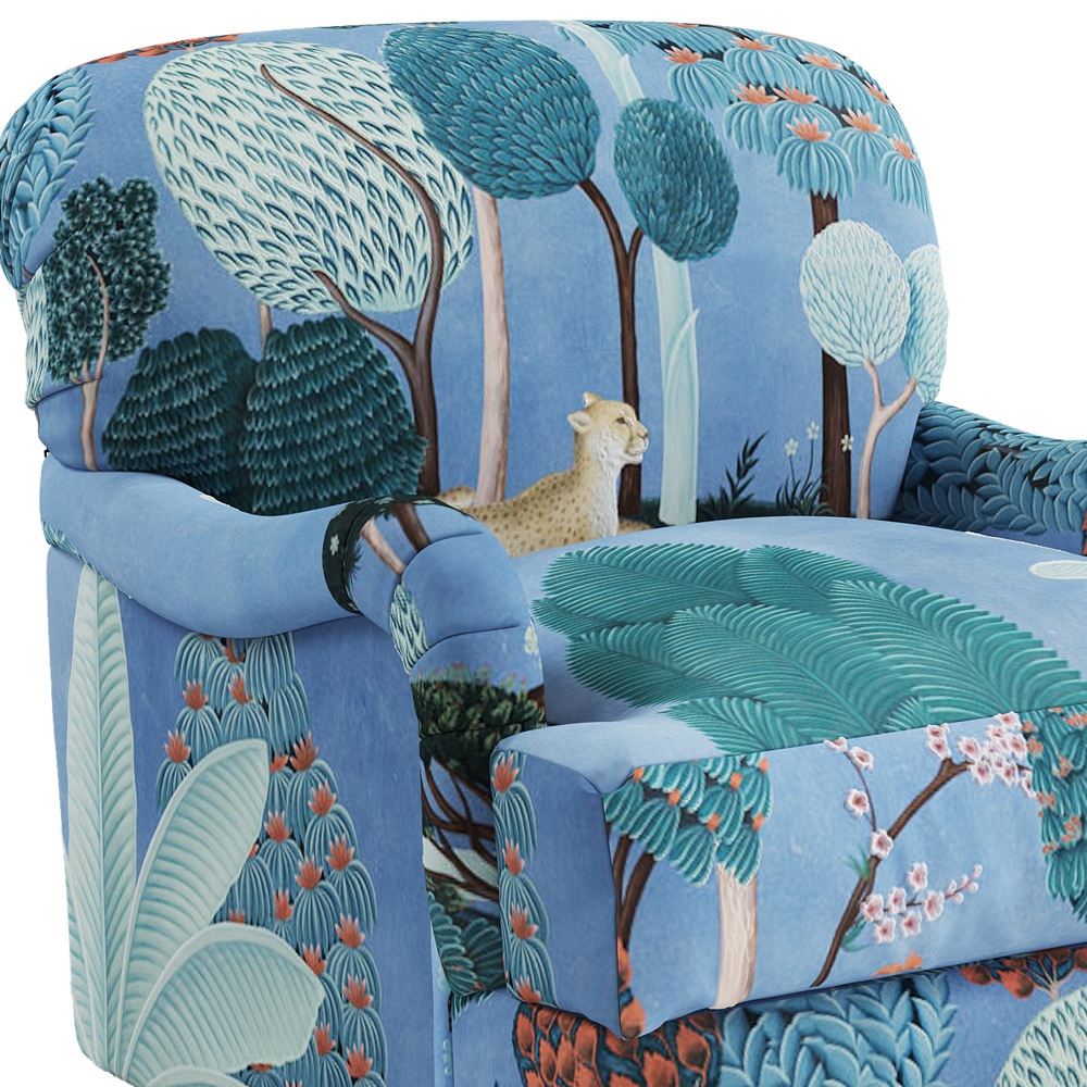 Дизайнерское классической формы на колесиках Trumann Armchair