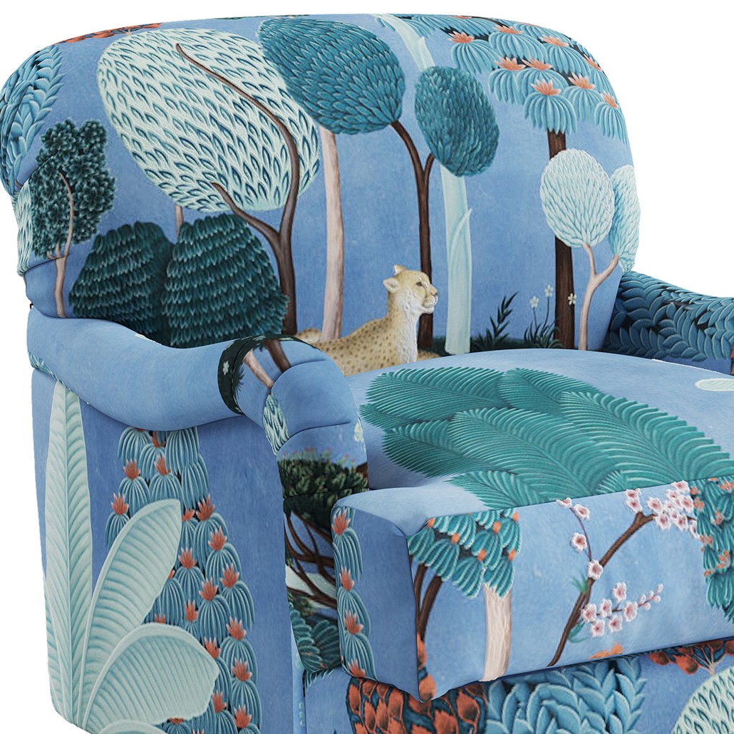 Дизайнерское классической формы на колесиках Trumann Armchair