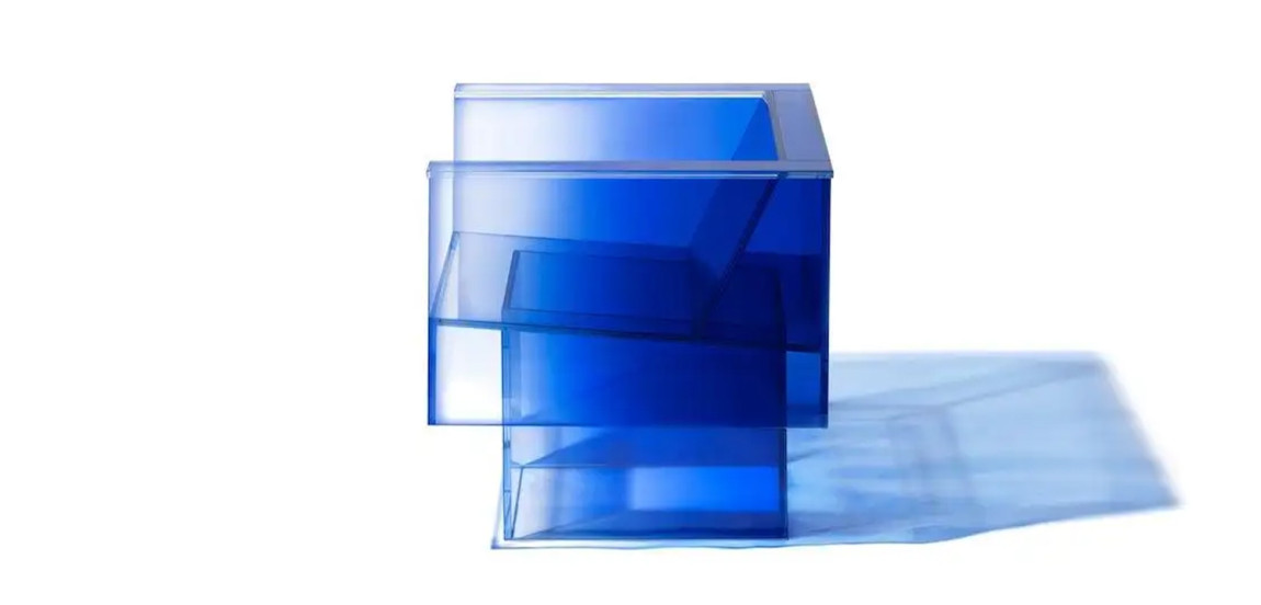 Дизайнерское Кресло Null Blue Glass Clear Armchair by Studio Buzao