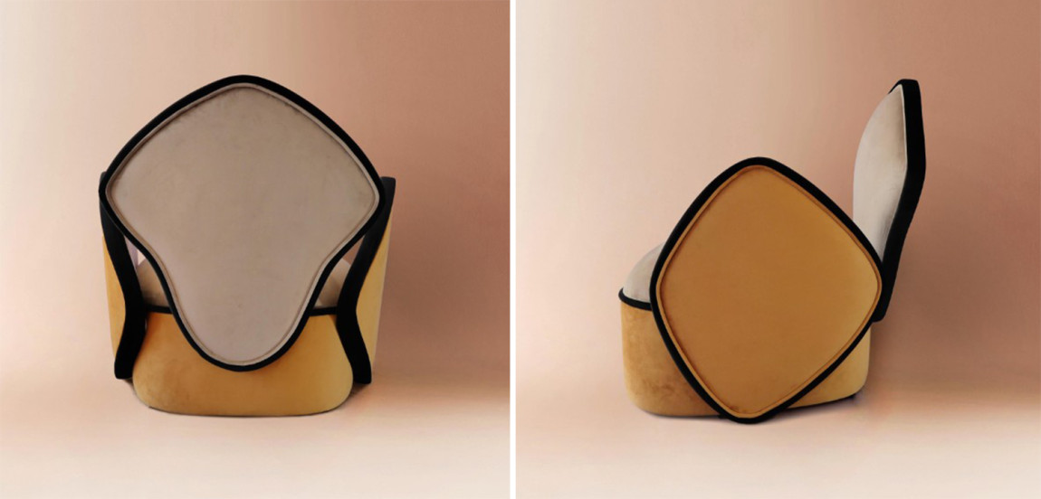 Дизайнерское Кресло Orca Armchair Designed by Sergio Prieto