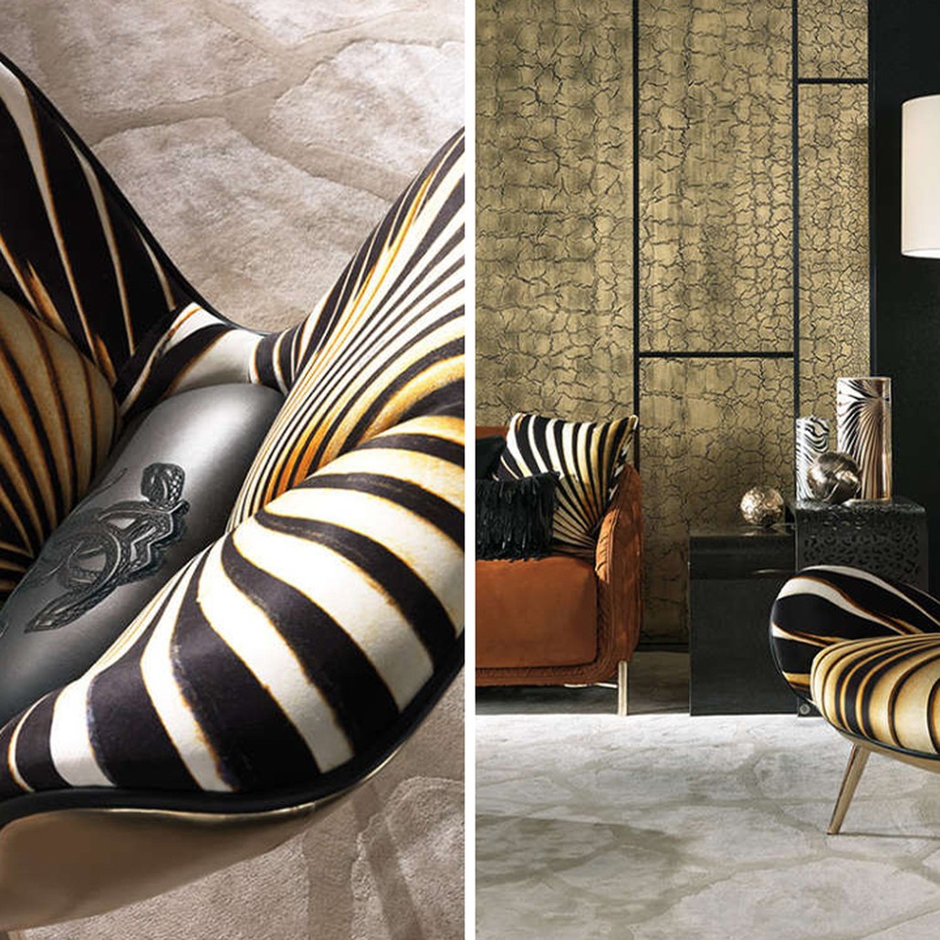 Дизайнерское Кресло Tifnit Armchairs стиль Roberto Cavalli I