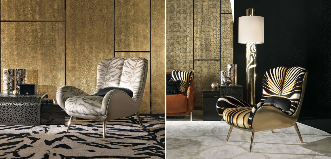 Дизайнерское Кресло Tifnit Armchairs стиль Roberto Cavalli III