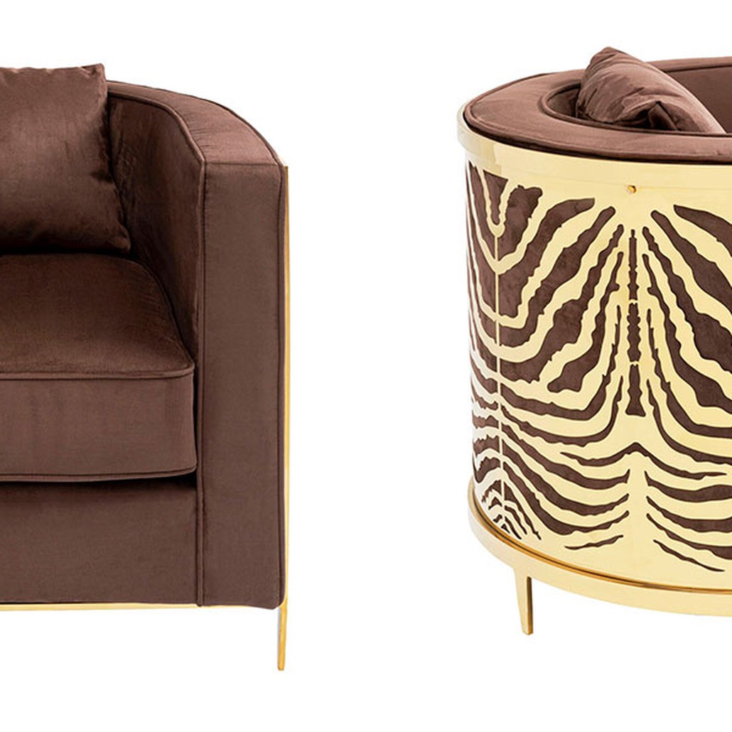 Дизайнерское кресло Velvet Ice Breaker Armchair