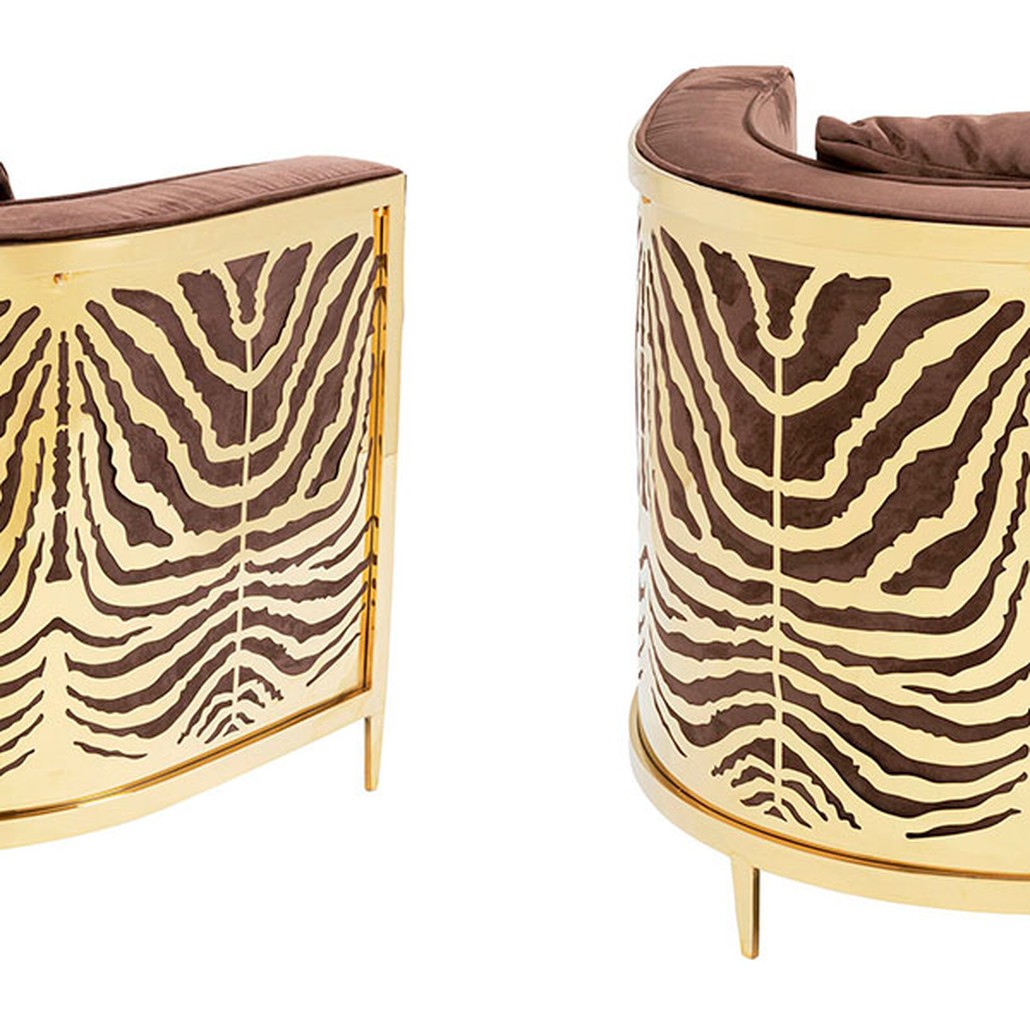 Дизайнерское кресло Velvet Ice Breaker Armchair