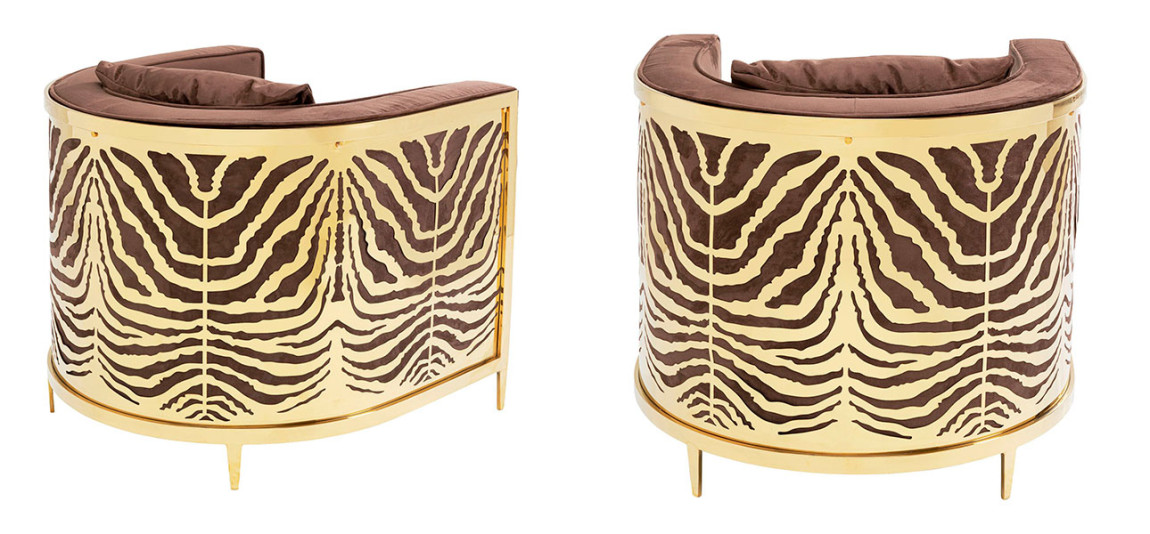 Дизайнерское кресло Velvet Ice Breaker Armchair