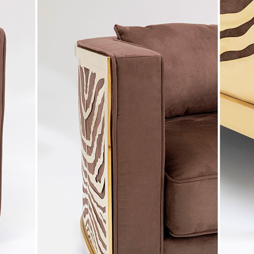 Дизайнерское кресло Velvet Ice Breaker Armchair