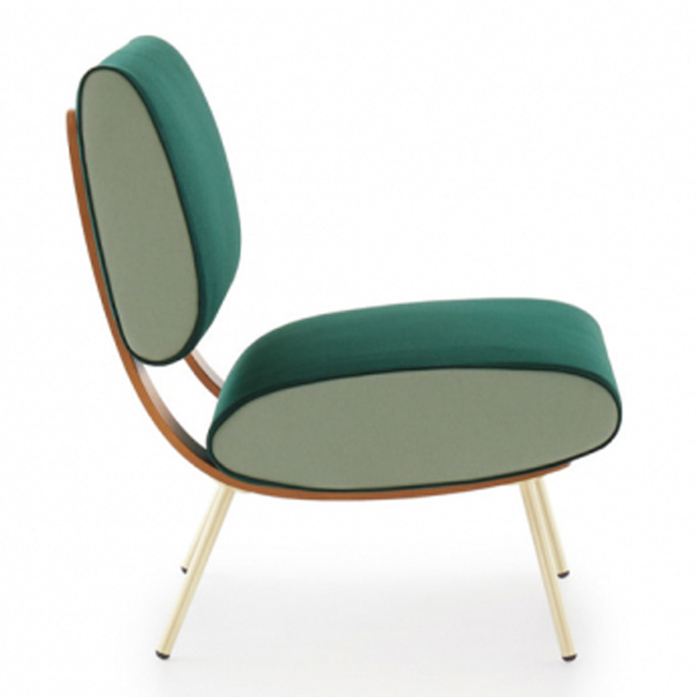 Дизайнерское кресло без подлокотников Gio Ponti ROUND D.154.5 Armchair
