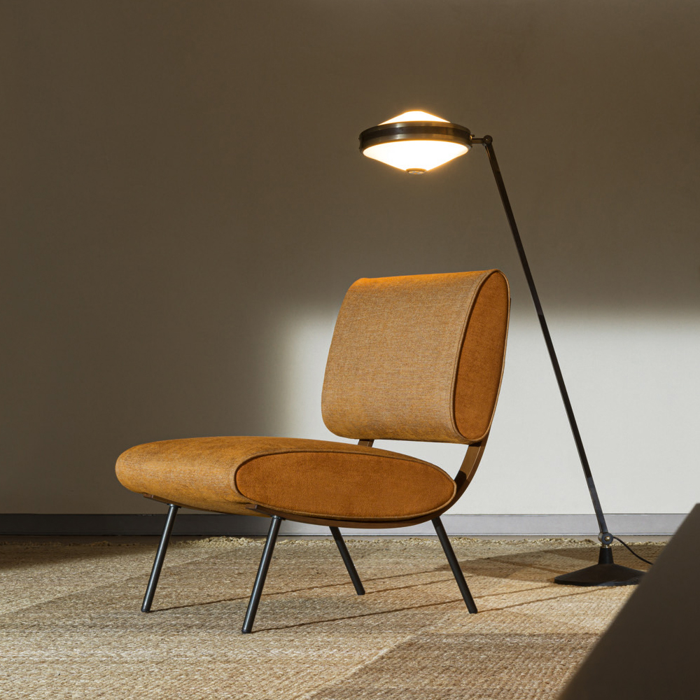 Дизайнерское кресло без подлокотников Gio Ponti ROUND D.154.5 Armchair