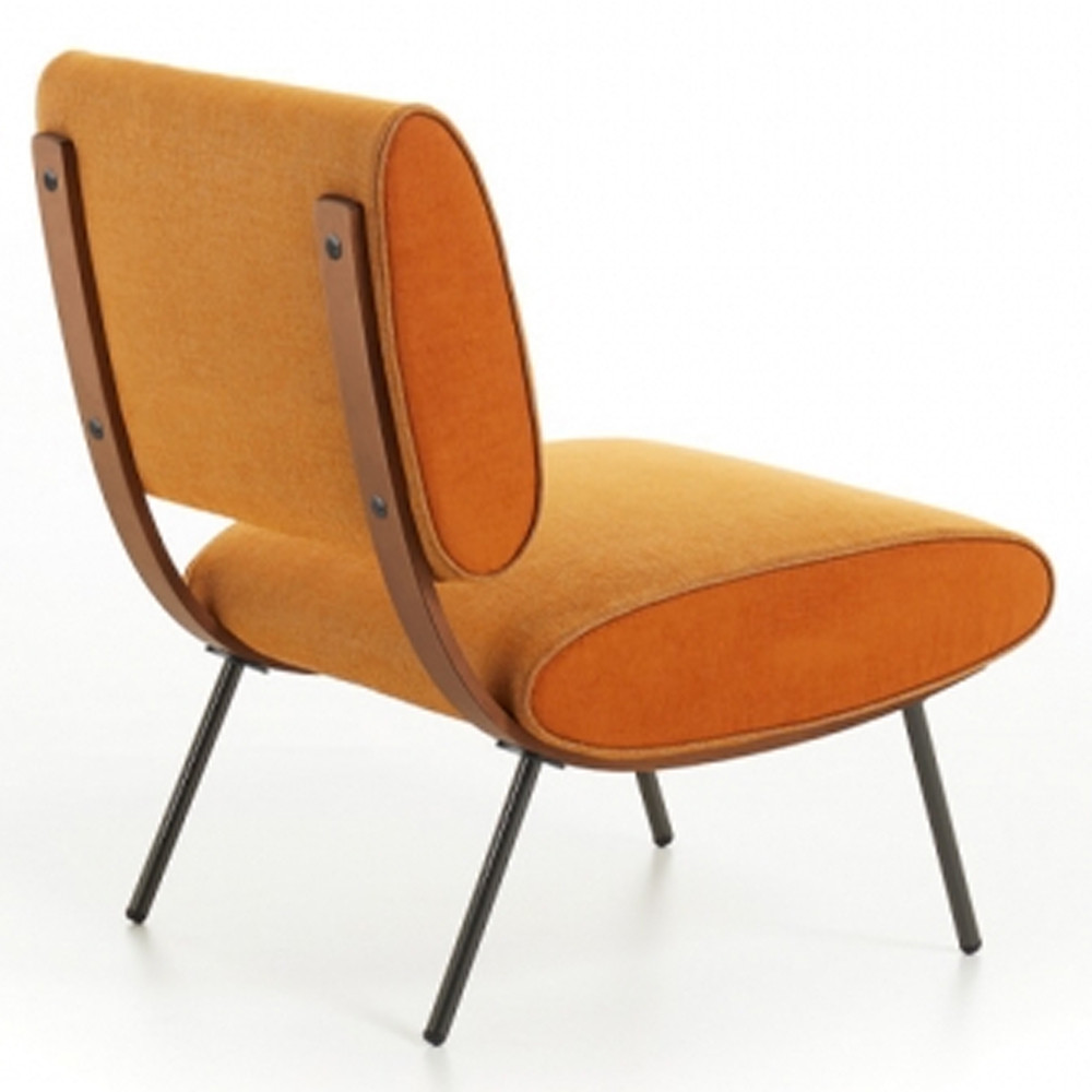Дизайнерское кресло без подлокотников Gio Ponti ROUND D.154.5 Armchair
