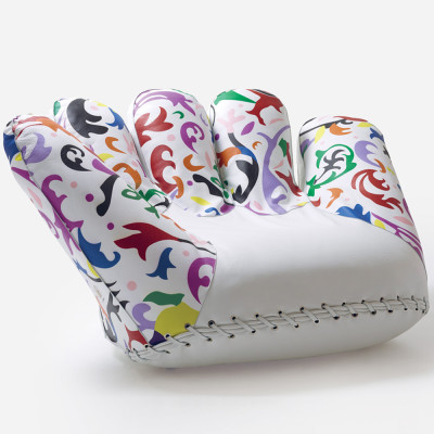 Дизайнерское кресло в форме руки Poltronova Joe Bloom Armchair