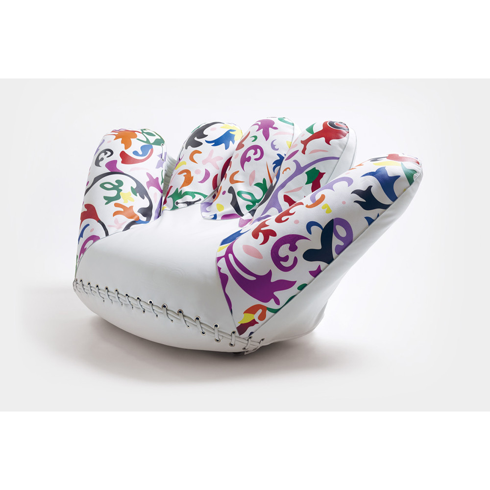 Дизайнерское кресло в форме руки Poltronova Joe Bloom Armchair