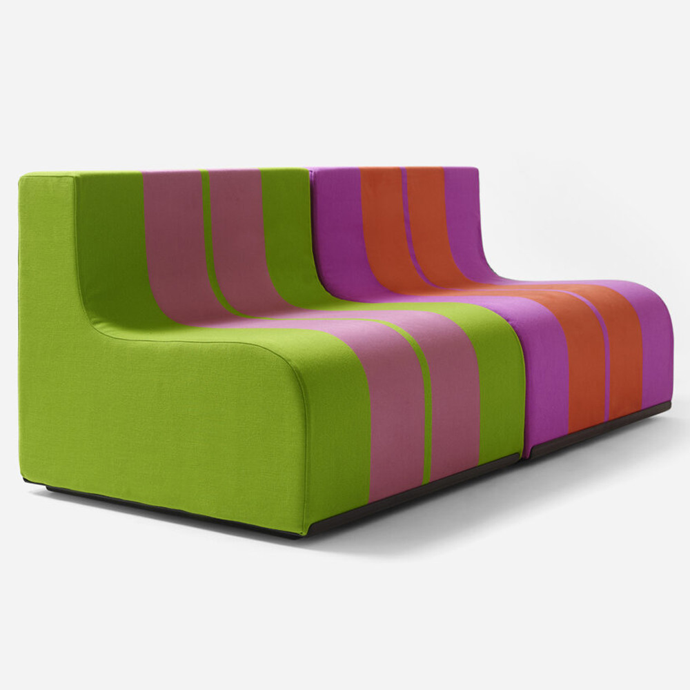 Дизайнерское кресло зеленое Poltronova Sofo Verosa Green Pink Armchair