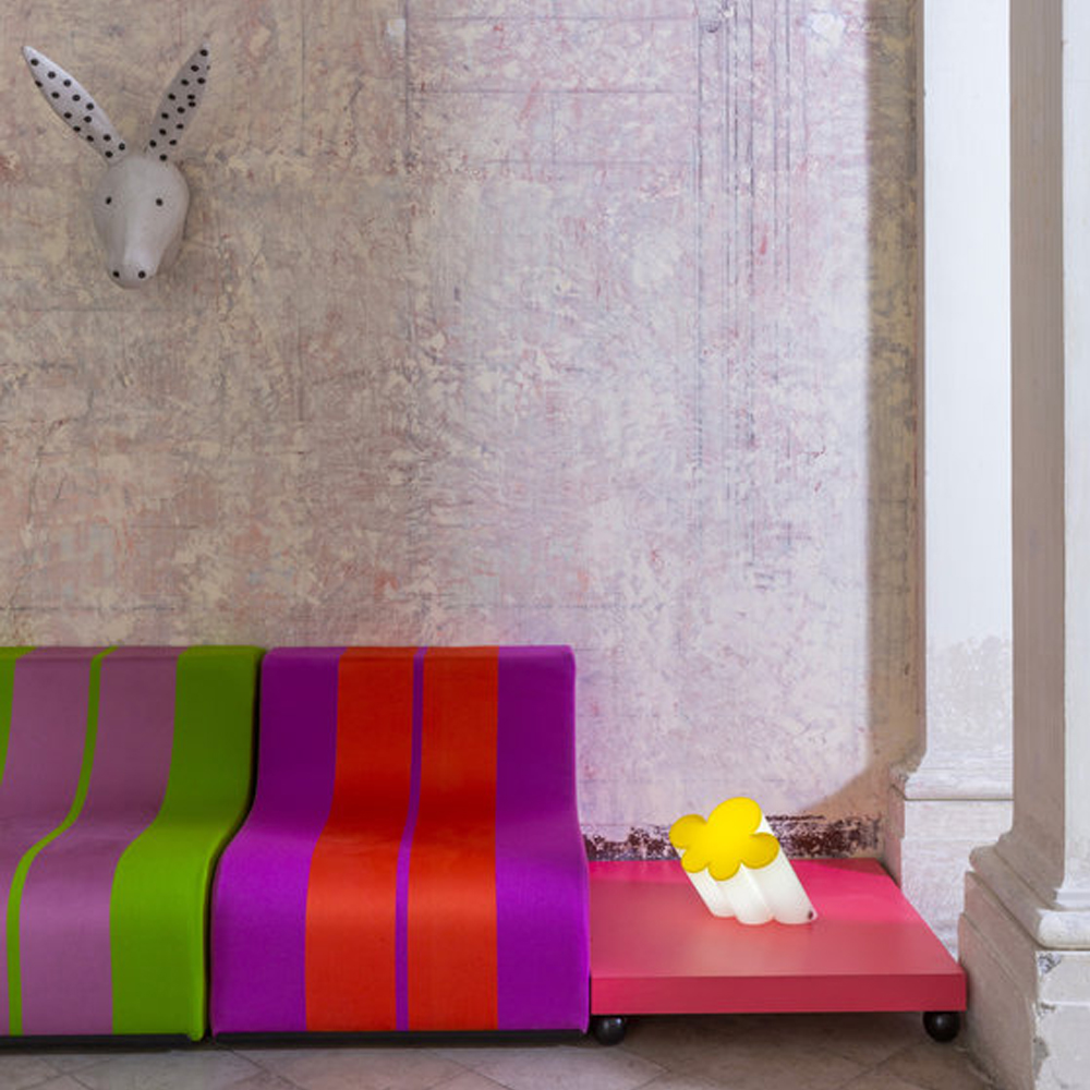 Дизайнерское кресло зеленое Poltronova Sofo Verosa Green Pink Armchair