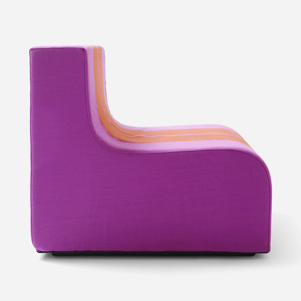 Дизайнерское кресло зеленое Poltronova Sofo Verosa Green Pink Armchair