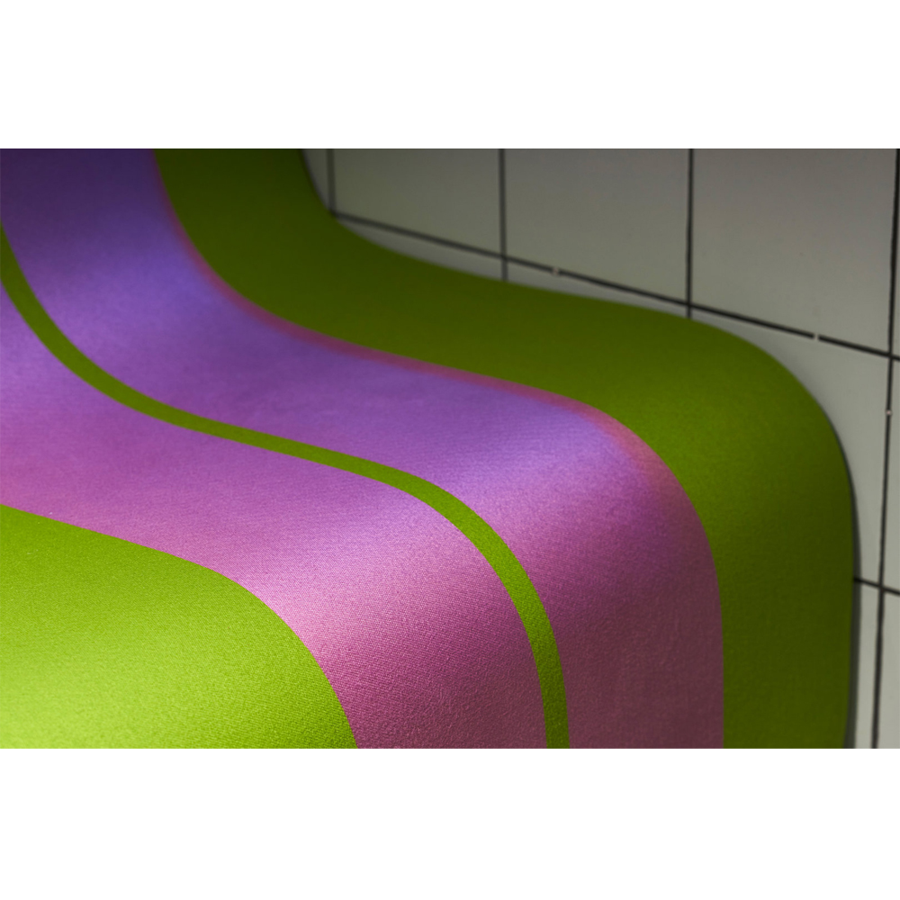 Дизайнерское кресло зеленое Poltronova Sofo Verosa Green Pink Armchair