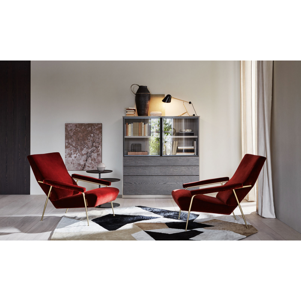 Дизайнерское кресло с подлокотниками Gio Ponti D.153.1 Armchair