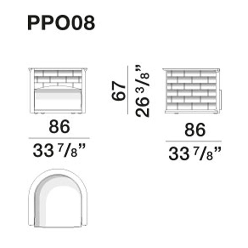 Дизайнерское уличное кресло из массива дерева с плетеной спинкой PALINFRASCA Armchair