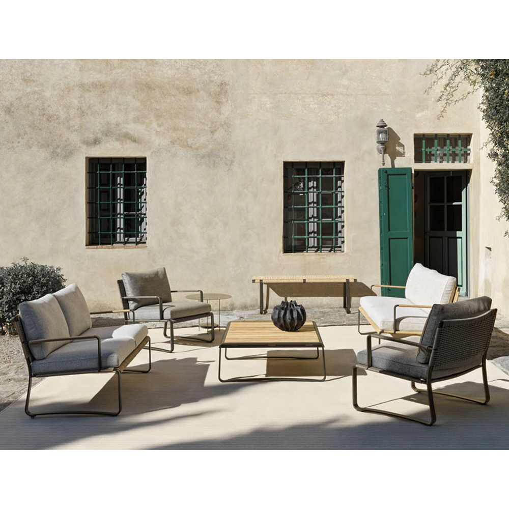 Дизайнерское уличное кресло на металлическом каркасе PHOENIX Armchair