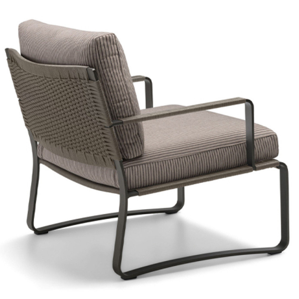 Дизайнерское уличное кресло на металлическом каркасе PHOENIX Armchair