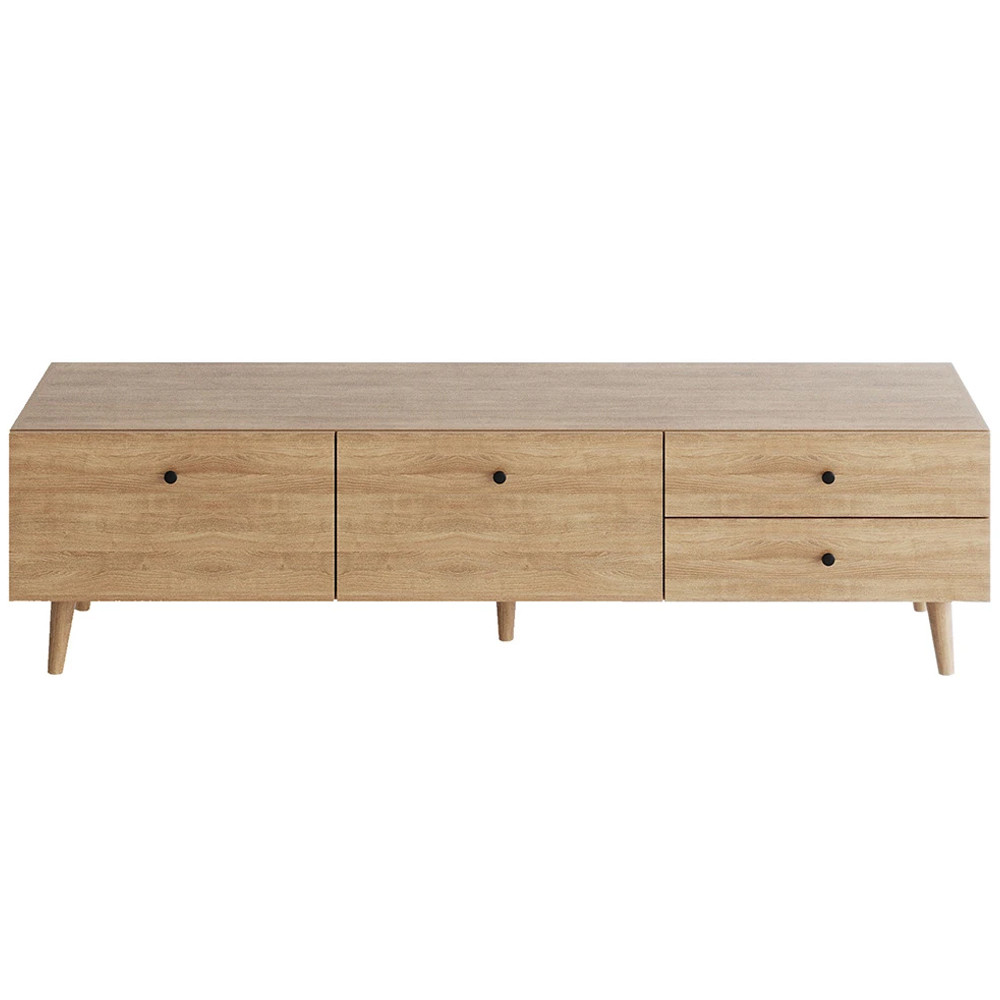 Длинная ТВ-тумба с принтом на ящиках Elise TV Stand
