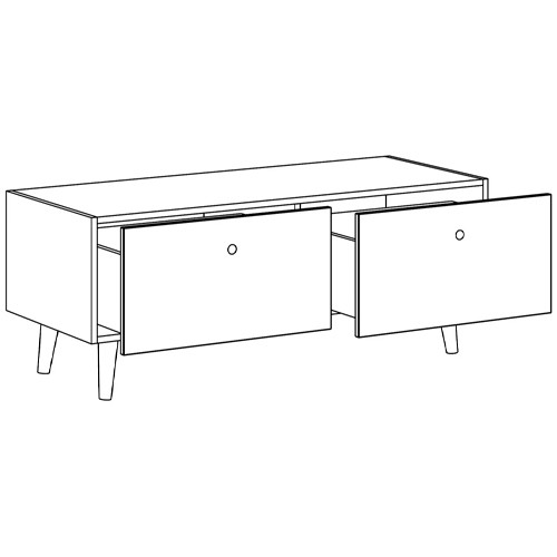 Длинная тумба Elise Cabinet